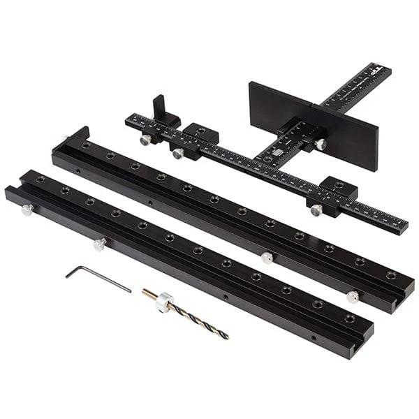 Hardware Jig with Line Boring Attachments